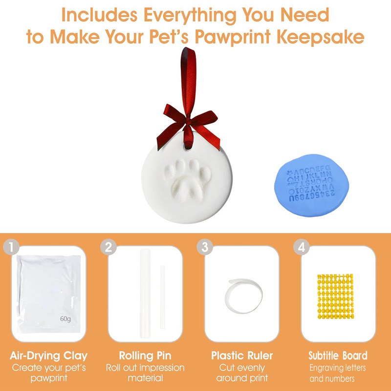 Paw Print Clay Kit — view 2