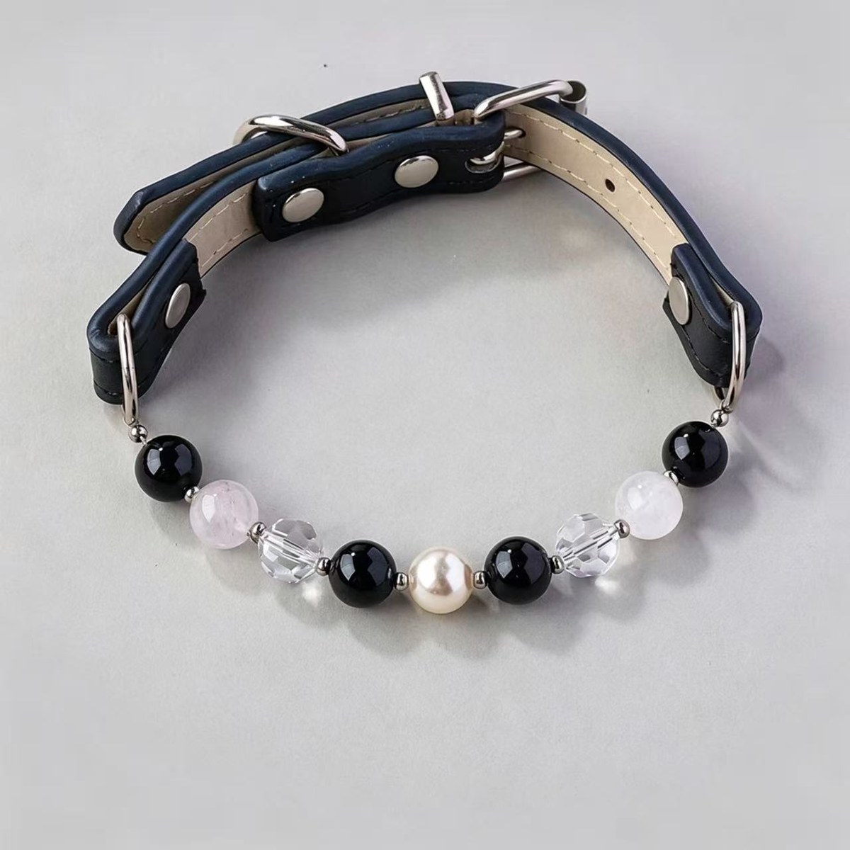 Natural Stone Bead Collar — view 8