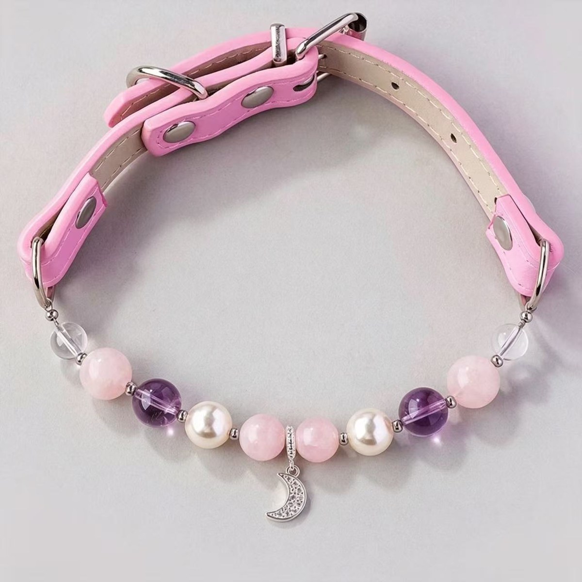 Natural Stone Bead Collar — view 11