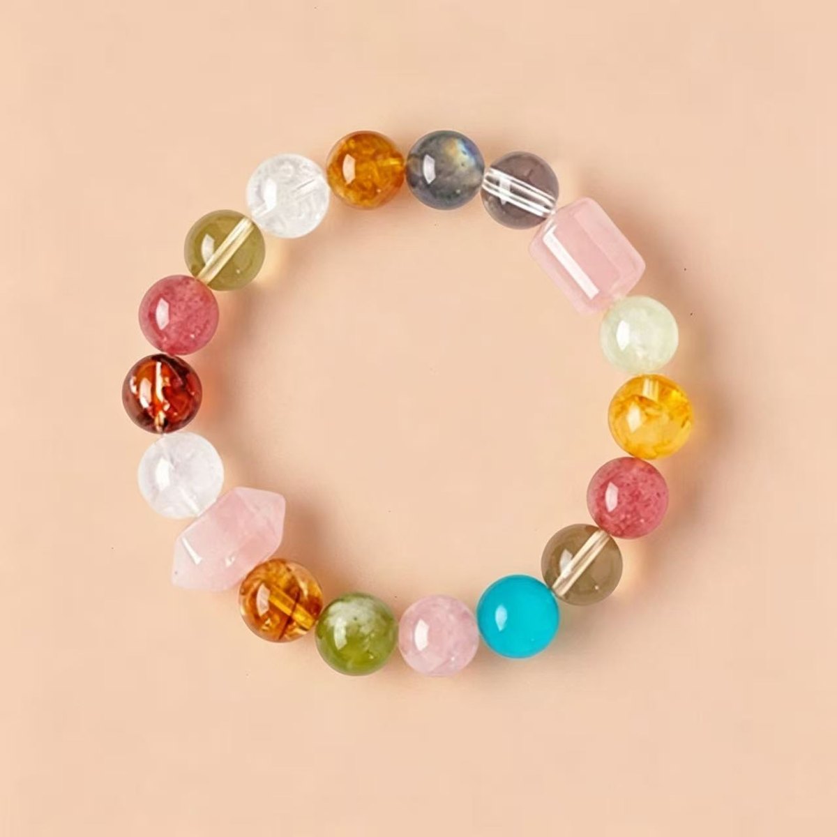 Natural Stone Bead Collar — view 16